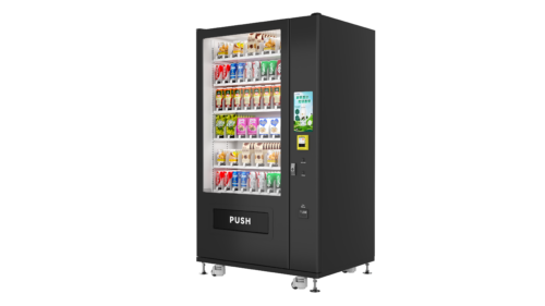 02_右 Smart Wide-Body Snack & Drink Combo Vending Machine | 1150mm High-Capacity Retail Solution