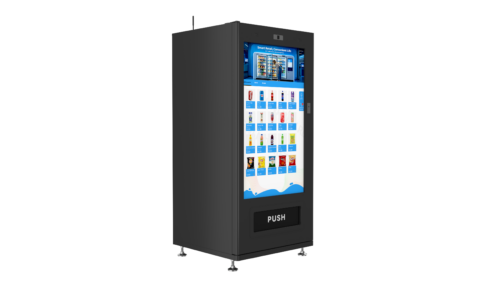 03_左 Next-Gen Smart Vending Machine with 55" Interactive Advertising Display