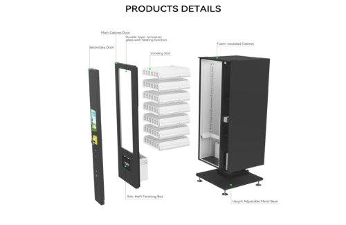 VMLC-A06-10 Touchscreen Vending Machine: Boost Retail ROI by 35%